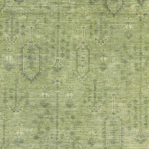 HomeRoots 10' Sage and Green Southwestern Washable Area Rug - UV Protected, Durable, Perfect for Families! 665439