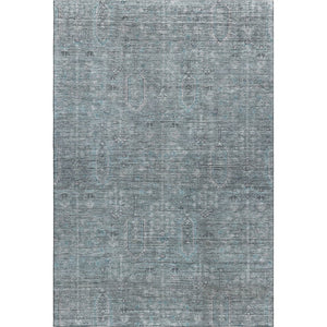 HomeRoots 10' X 14' Teal and Gray Southwestern Area Rug - Washable, UV Protected, and Stain Resistant Design! 665451