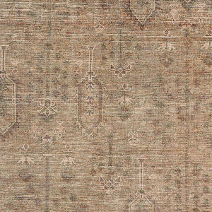 HomeRoots 5' X 8' Southwestern Terra Cotta & Copper Washable Area Rug - UV Protected for High-Traffic Spaces 665453