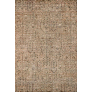 HomeRoots 10' X 14' Terra Cotta & Copper Southwestern Area Rug – Durable, Washable, UV Protected & Stain Resistant! 665457