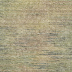 HomeRoots 8' X 10' Artichoke Green Gold Copper Abstract Washable Area Rug - Stylish, Durable, UV Protected! 665547