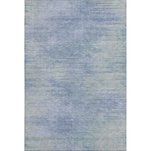 HomeRoots 9' X 12' Denim Blue & Ivory Abstract Area Rug - Stylish, Washable, UV Protected for Busy Homes 665566
