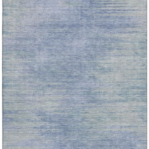 HomeRoots 9' X 12' Denim Blue & Ivory Abstract Area Rug - Stylish, Washable, UV Protected for Busy Homes 665566
