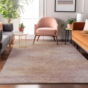 HomeRoots 5' X 8' Merlot and Beige Abstract Area Rug – Washable, UV Protected, Durable & Stylish Home Decor 665569