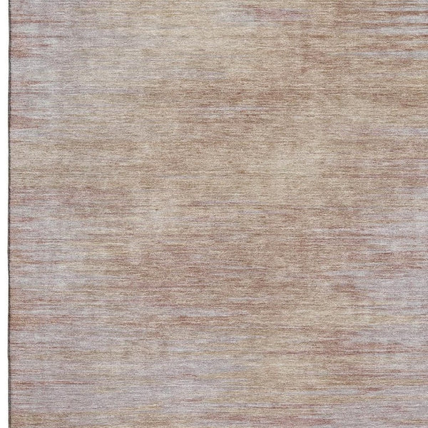 HomeRoots 8' X 10' Merlot And Beige Abstract Area Rug – Durable, Washable, UV-Protected for High-Traffic Spaces 665571