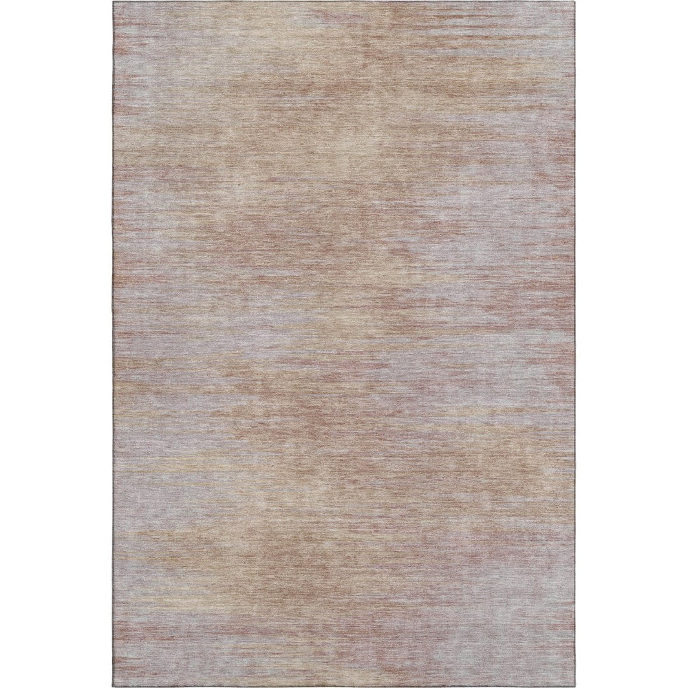 HomeRoots 10' X 14' Merlot & Beige Abstract Washable Area Rug – Stylish UV Protected Design for Family Spaces 665573