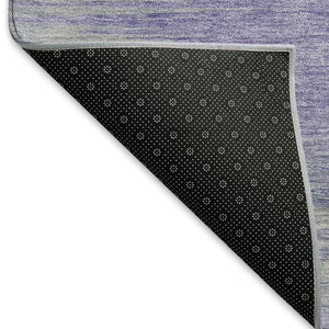 HomeRoots 5' X 8' Washable Plum and Ivory Abstract Area Rug - UV Protected, Durable, Soft, Modern Style! 665575