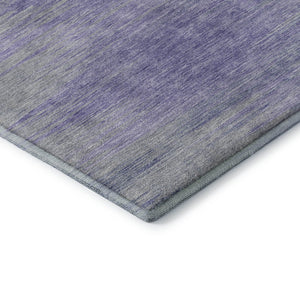 HomeRoots 5' X 8' Washable Plum and Ivory Abstract Area Rug - UV Protected, Durable, Soft, Modern Style! 665575