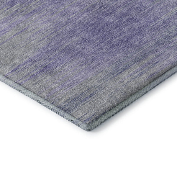 HomeRoots 5' X 8' Washable Plum and Ivory Abstract Area Rug - UV Protected, Durable, Soft, Modern Style! 665575