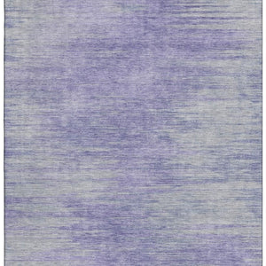 HomeRoots 5' X 8' Washable Plum and Ivory Abstract Area Rug - UV Protected, Durable, Soft, Modern Style! 665575