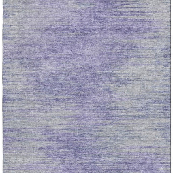 HomeRoots 5' X 8' Washable Plum and Ivory Abstract Area Rug - UV Protected, Durable, Soft, Modern Style! 665575