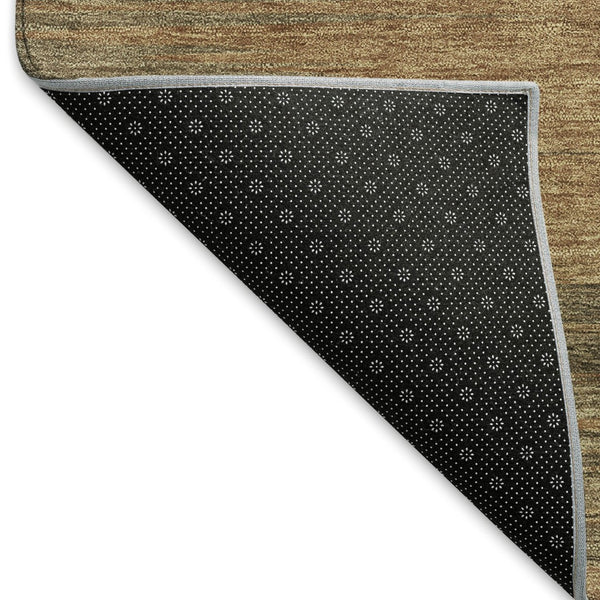 HomeRoots 9' X 12' Abstract Terra Cotta Gray Beige Area Rug - Durable, Washable, UV Protected for Any Space 665590