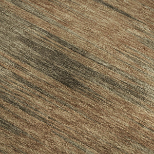 HomeRoots 10' X 14' Contemporary Terra Cotta Gray & Beige Abstract Washable Area Rug with UV Protection 665591