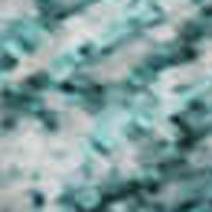 HomeRoots 8' X 10' Aqua and Teal Abstract Area Rug - Stylish, Washable, UV-Protected for High Traffic Homes! 665613
