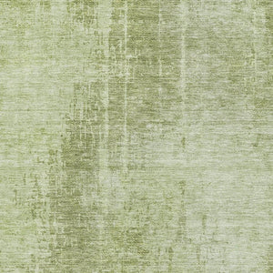 HomeRoots 8' X 10' Elegant Sage & Ivory Abstract Washable Area Rug - UV Protected, Stain Resistant, Family-Friendly 665655