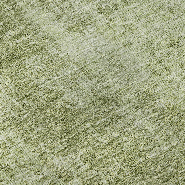 HomeRoots 8' X 10' Elegant Sage & Ivory Abstract Washable Area Rug - UV Protected, Stain Resistant, Family-Friendly 665655