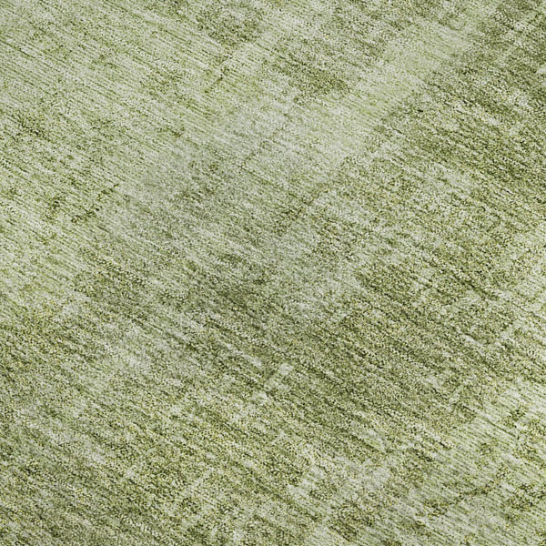 HomeRoots 8' X 10' Elegant Sage & Ivory Abstract Washable Area Rug - UV Protected, Stain Resistant, Family-Friendly 665655