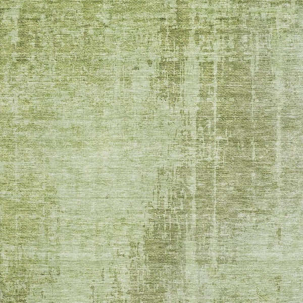 HomeRoots 9' X 12' Stylish Sage and Ivory Abstract Washable Area Rug with UV Protection for Busy Homes 665656