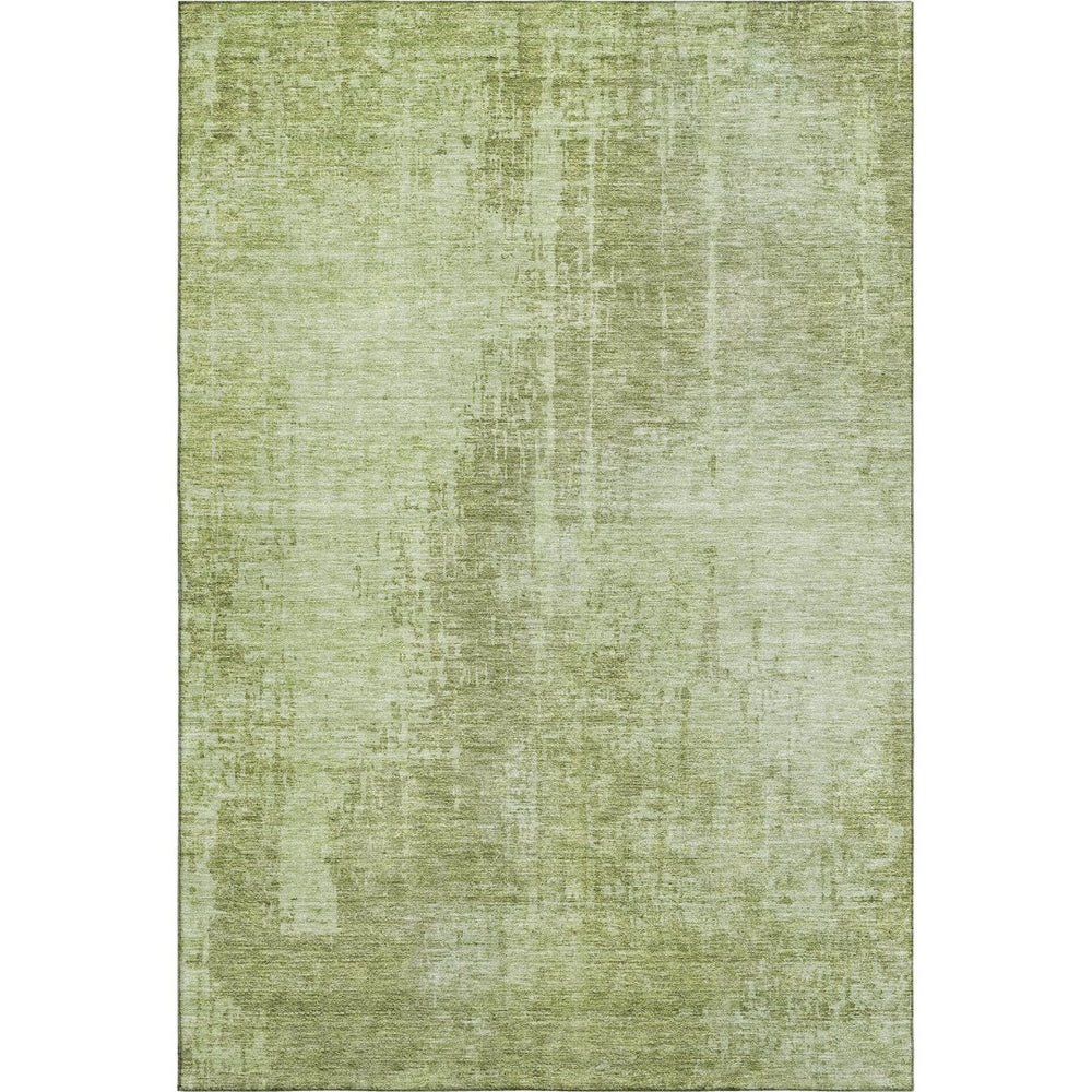 HomeRoots 10' X 14' Sage and Ivory Abstract Area Rug - Washable, UV Protected, Durable for Modern Spaces 665657