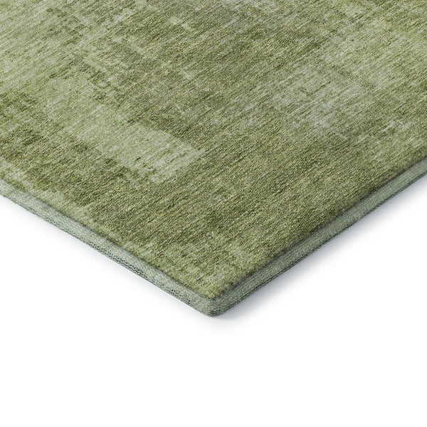 HomeRoots 10' X 14' Sage and Ivory Abstract Area Rug - Washable, UV Protected, Durable for Modern Spaces 665657