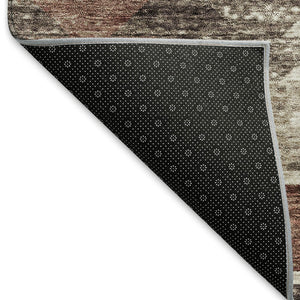 HomeRoots 5' X 8' Chocolate Ivory Rust Southwestern Area Rug - Washable, Durable, UV Protected Beauty for Homes 665695
