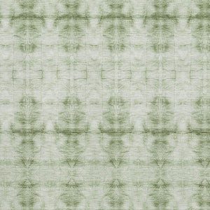 HomeRoots 8' X 10' Sage and Ivory Geometric Washable Area Rug - Stylish, Durable, UV-Protected for Any Room 665721