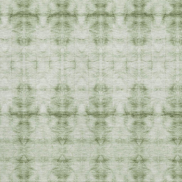 HomeRoots 8' X 10' Sage and Ivory Geometric Washable Area Rug - Stylish, Durable, UV-Protected for Any Room 665721