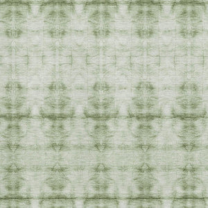 HomeRoots 9' X 12' Sage and Ivory Geometric Area Rug – Stylish, Washable, UV-Protected for High-Traffic Spaces 665722