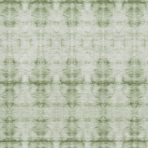 HomeRoots 9' X 12' Sage and Ivory Geometric Area Rug – Stylish, Washable, UV-Protected for High-Traffic Spaces 665722
