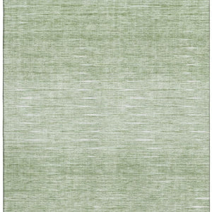 HomeRoots 8' X 10' Abstract Artichoke Green & Gray Washable Area Rug with UV Protection for Busy Homes 665745