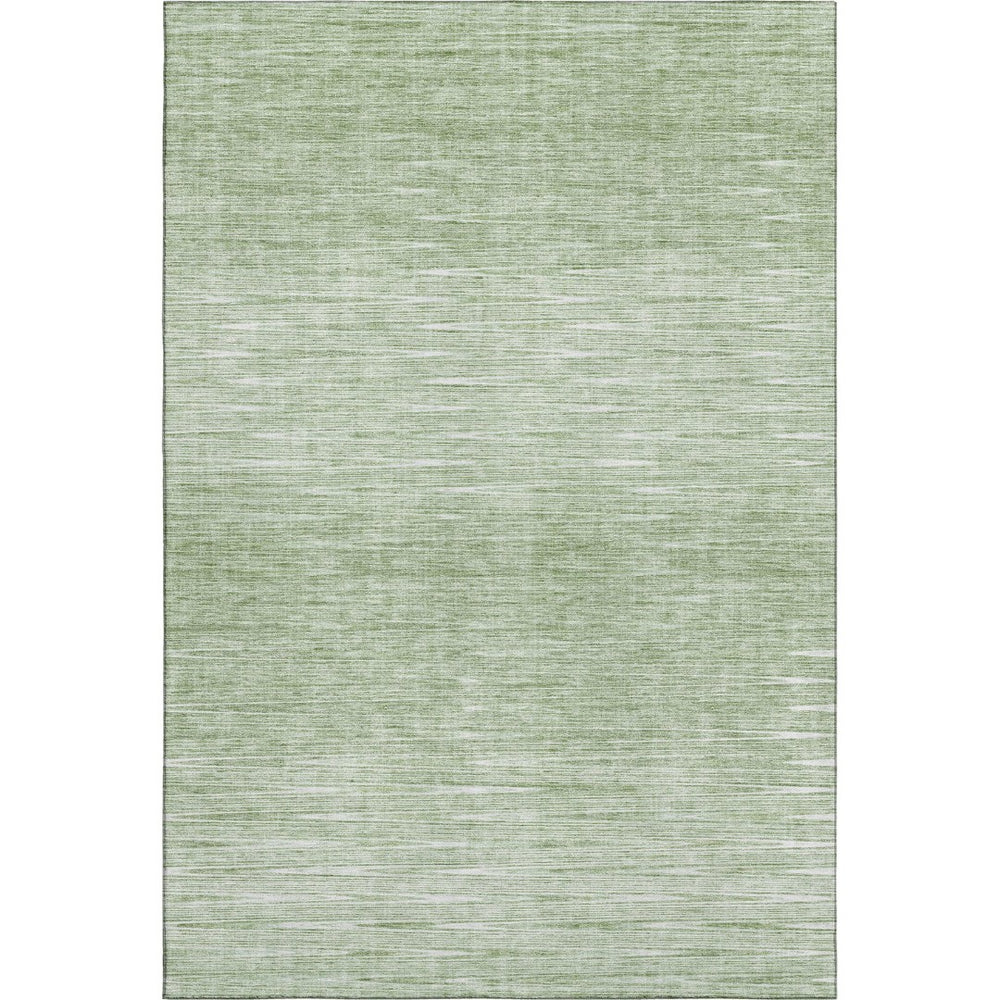 HomeRoots 10' X 14' Abstract Artichoke Green & Gray Area Rug – Washable, UV Protected, Perfect for Homes! 665747
