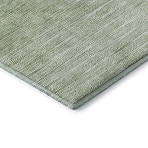 HomeRoots 10' X 14' Abstract Artichoke Green & Gray Area Rug – Washable, UV Protected, Perfect for Homes! 665747