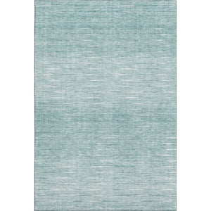 HomeRoots 10' Aqua and Teal Abstract Washable Area Rug - UV Protected, Durable, Stain-Resistant Design for Homes 665753
