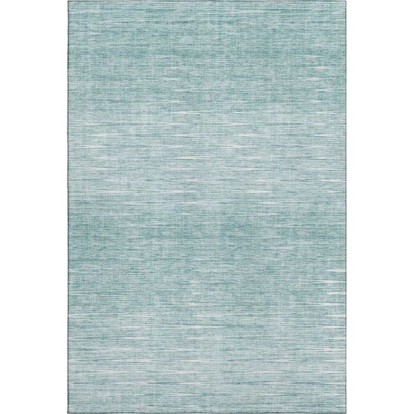 HomeRoots 10' Aqua and Teal Abstract Washable Area Rug - UV Protected, Durable, Stain-Resistant Design for Homes 665753