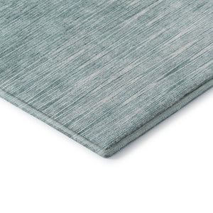 HomeRoots 10' Aqua and Teal Abstract Washable Area Rug - UV Protected, Durable, Stain-Resistant Design for Homes 665753