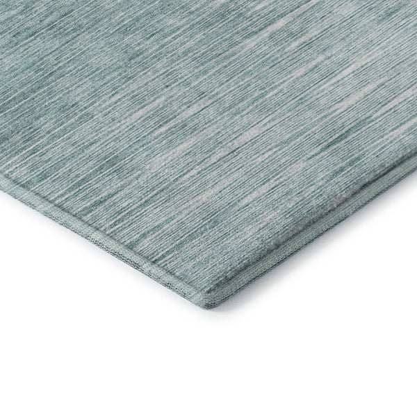 HomeRoots 10' Aqua and Teal Abstract Washable Area Rug - UV Protected, Durable, Stain-Resistant Design for Homes 665753