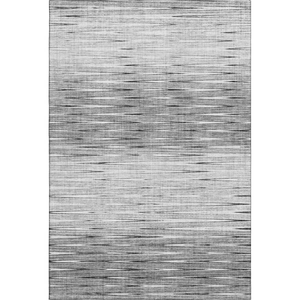 HomeRoots 10' X 14' Gray and Silver Abstract Area Rug – Durable, Washable, UV-Protected for High-Traffic Homes 665771
