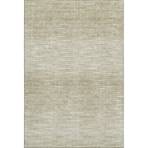 HomeRoots 5' X 8' Khaki and Beige Abstract Washable Area Rug - Durable, UV-Protected for Modern Homes & Families 665773