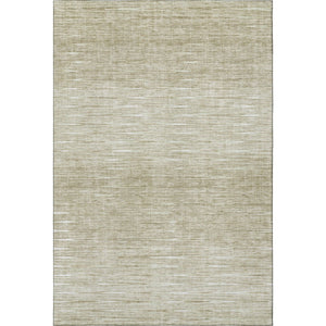HomeRoots 10' X 14' Khaki And Beige Abstract Area Rug - Washable, Stain Resistant & UV Protected for Durability 665777