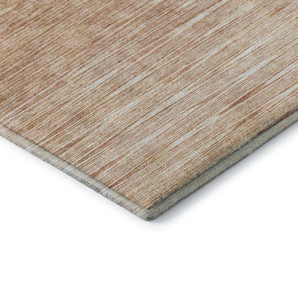 HomeRoots 8' X 10' Salmon and Ivory Abstract Area Rug - Soft, Washable, UV-Protected, Stain-Resistant Style Upgrade 665781