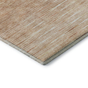 HomeRoots 9' X 12' Salmon and Ivory Abstract Area Rug - Stylish, Washable, UV-Protected for Busy Homes 665782