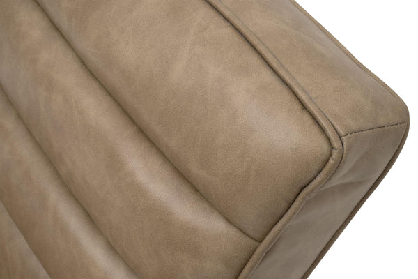 Essentials for Living Tahoe Club Chair Solid Oak Frame Vegan Leather Seat Contemporary Accent Seating 6658.IVT/NG