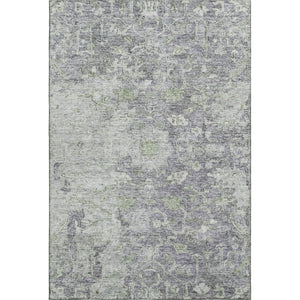 HomeRoots 8' X 10' Floral Washable Area Rug in Plum & Purple - UV Protected, Stain Resistant, Durable Design 665811