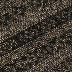 HomeRoots 5' X 8' Chocolate and Gray Southwestern Area Rug - Washable, UV-Protected, Durable Style for Homes 665881