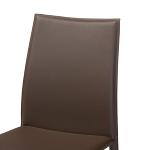 Baxton Studio Baxton Studio Rockford Modern Taupe Leather Dining Chairs Set of 2 – Stylish, Durable & Comfortable ALC-1025-Taupe