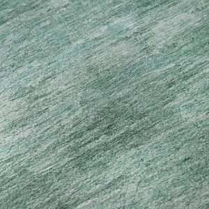 HomeRoots 9' X 12' Aqua & Teal Abstract Area Rug - Durable, Washable, Stain-Resistant, UV-Protected Design 665986