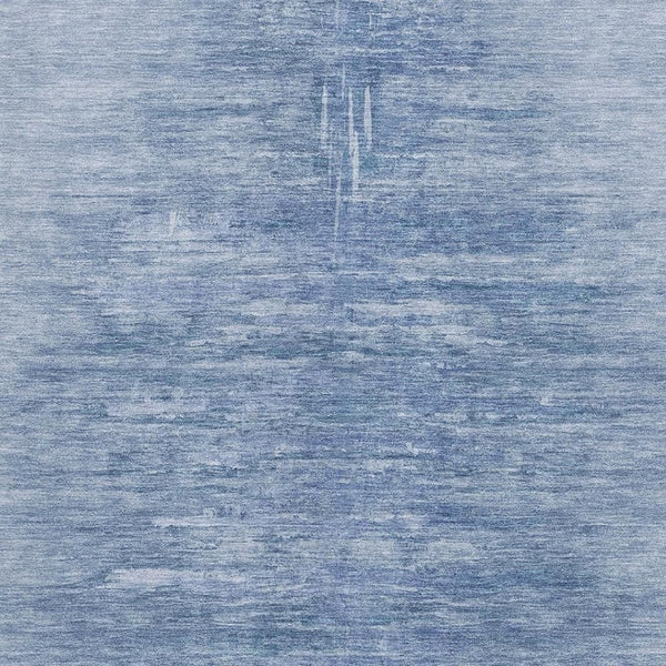 HomeRoots 8' X 10' Blue and Ivory Abstract Washable Area Rug – Stylish, UV-Protected, Stain-Resistant Design! 665991