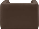 Henson Brown Velvet Chair 665Brown-C Meridian Furniture