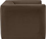 Henson Brown Velvet Chair 665Brown-C Meridian Furniture