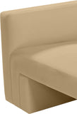 Henson Camel Velvet Chair 665Camel-C Meridian Furniture